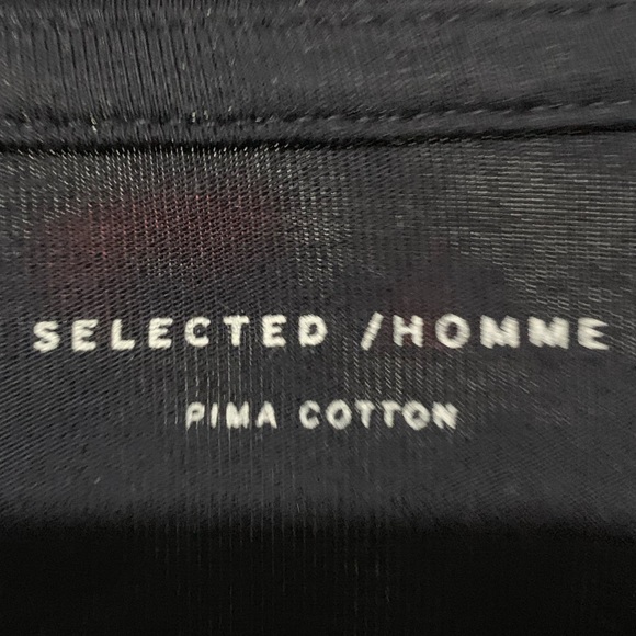 Selected Tshirt Pima cotton medium - Picture 3 of 4